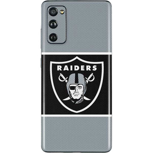 NFL Las Vegas Raiders Zone Block Galaxy S20 Fan Edition Skin