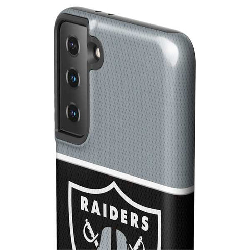 NFL Las Vegas Raiders Zone Block Galaxy S21 FE Pro Case