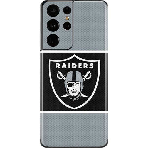 NFL Las Vegas Raiders Zone Block Galaxy S21 Ultra 5G Skin