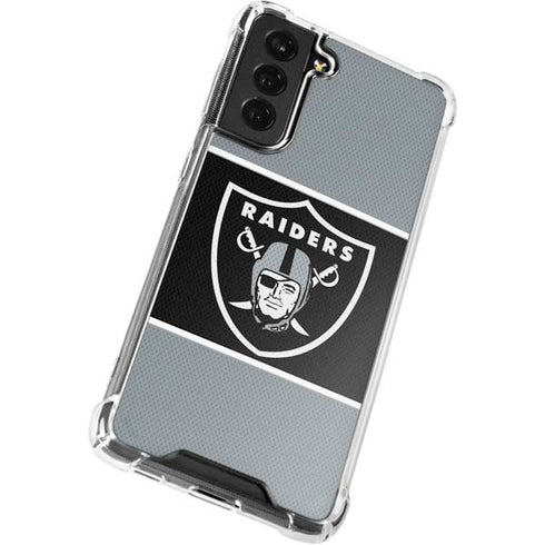 NFL Las Vegas Raiders Zone Block Galaxy S22 Clear Case