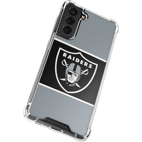 NFL Las Vegas Raiders Zone Block Galaxy S22 Plus Clear Case