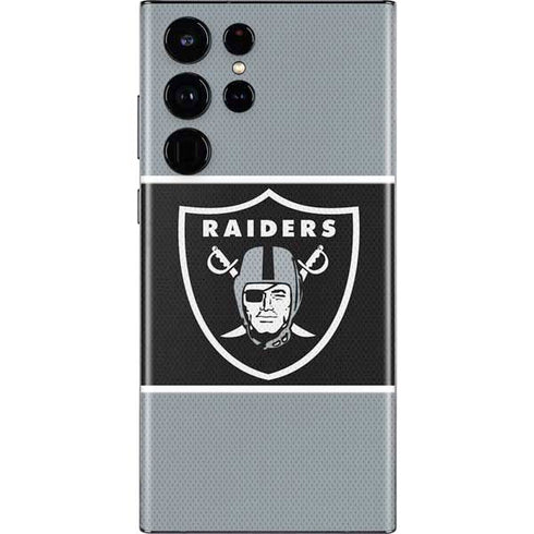 NFL Las Vegas Raiders Zone Block Galaxy S22 Ultra Skin
