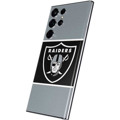 NFL Las Vegas Raiders Zone Block Galaxy S22 Ultra Skin
