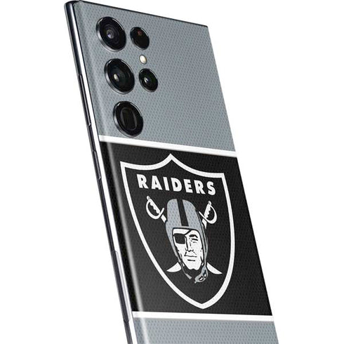NFL Las Vegas Raiders Zone Block Galaxy S22 Ultra Skin