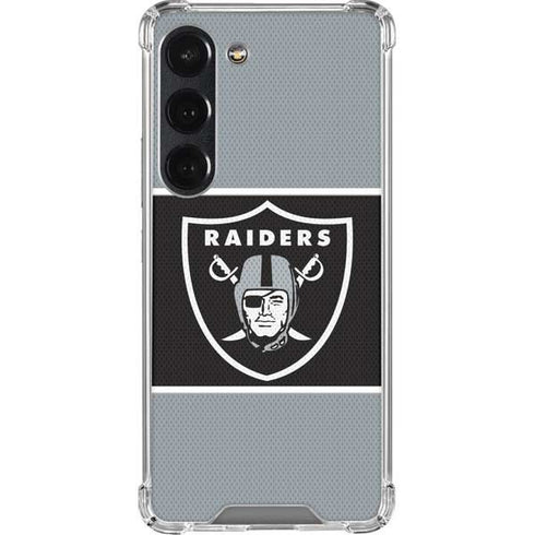 NFL Las Vegas Raiders Zone Block Galaxy S23 Clear Case