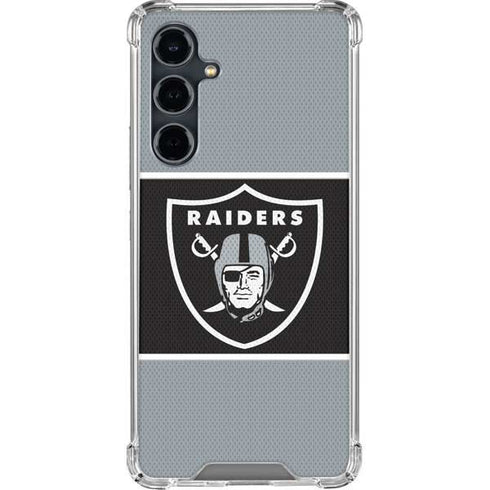 NFL Las Vegas Raiders Zone Block Galaxy S23 FE Clear Case