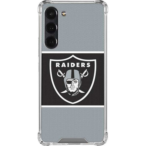 NFL Las Vegas Raiders Zone Block Galaxy S23 Plus Clear Case