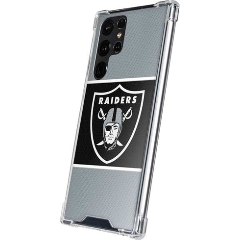 NFL Las Vegas Raiders Zone Block Galaxy S24 Ultra Clear Case