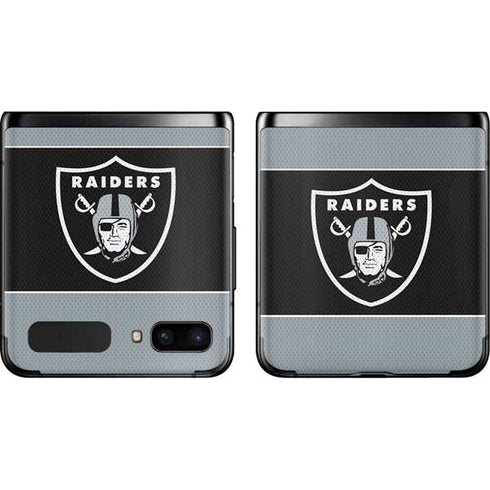 NFL Las Vegas Raiders Zone Block Galaxy Z Flip Skin