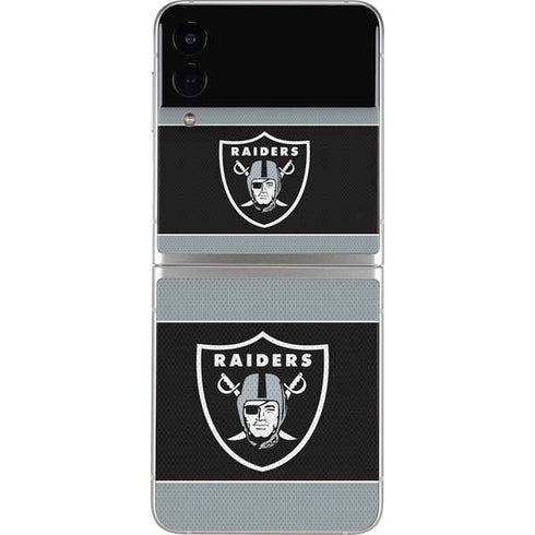 NFL Las Vegas Raiders Zone Block Galaxy Z Flip3 5G Skin