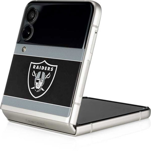 NFL Las Vegas Raiders Zone Block Galaxy Z Flip3 5G Skin