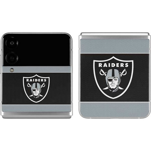 NFL Las Vegas Raiders Zone Block Galaxy Z Flip4 5G Skin