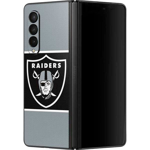 NFL Las Vegas Raiders Zone Block Galaxy Z Fold3 5G Skin