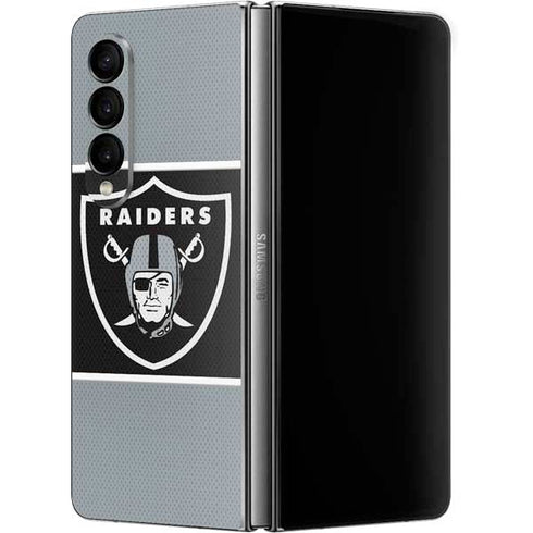 NFL Las Vegas Raiders Zone Block Galaxy Z Fold4 5G Skin