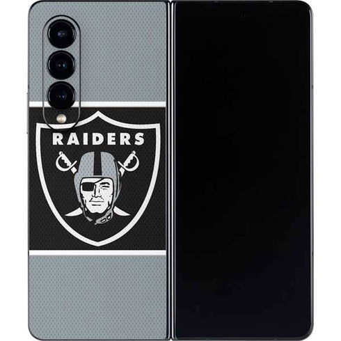 NFL Las Vegas Raiders Zone Block Galaxy Z Fold4 5G Skin