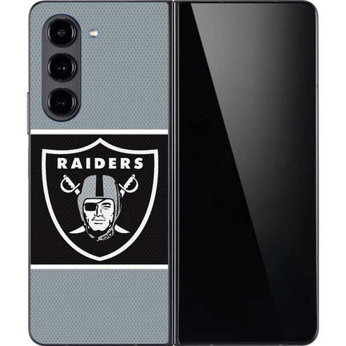 NFL Las Vegas Raiders Zone Block Galaxy Z Fold5 5G Skin