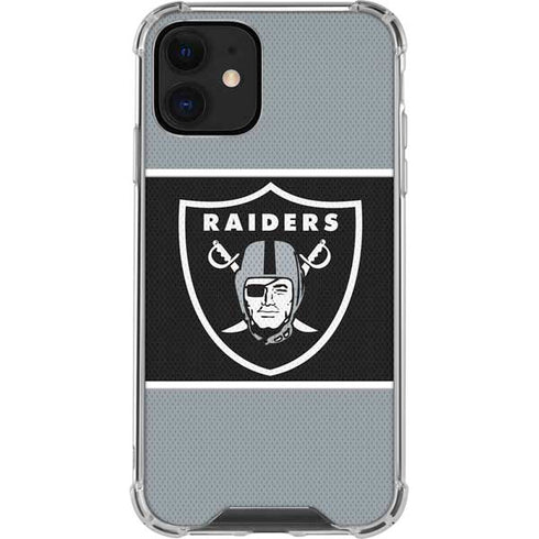 NFL Las Vegas Raiders Zone Block iPhone 12 Mini Clear Case