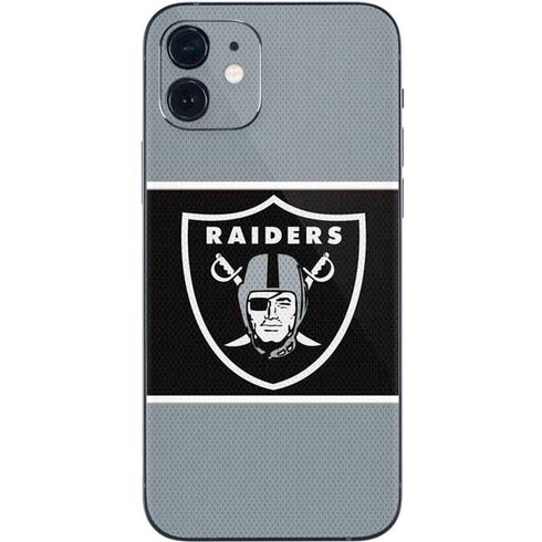 NFL Las Vegas Raiders Zone Block iPhone 12 Mini Skin