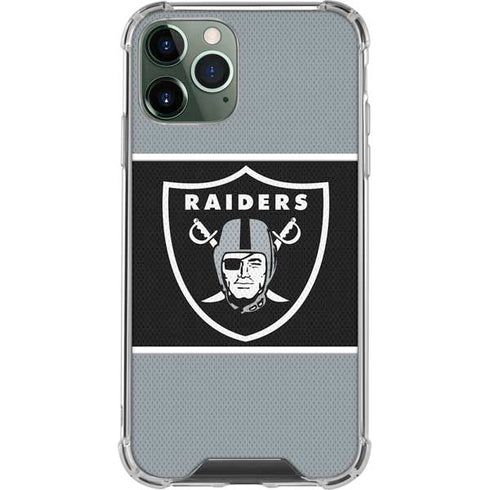NFL Las Vegas Raiders Zone Block iPhone 12 Pro Clear Case
