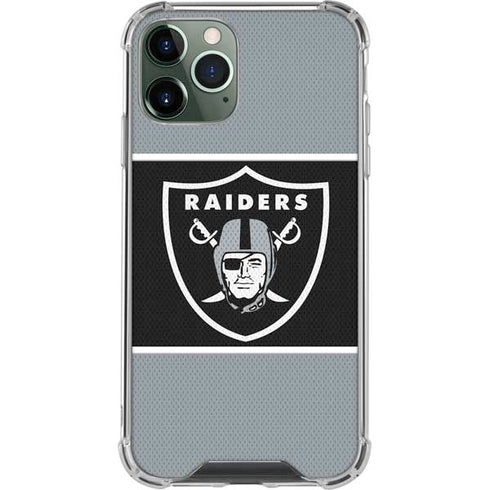 NFL Las Vegas Raiders Zone Block iPhone 12 Pro Max Clear Case