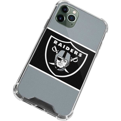 NFL Las Vegas Raiders Zone Block iPhone 12 Pro Max Clear Case