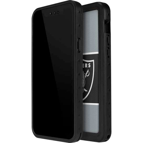 NFL Las Vegas Raiders Zone Block iPhone 12 Pro Waterproof Case