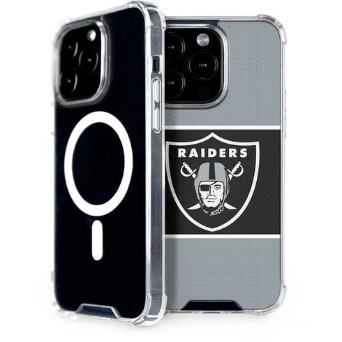 NFL Las Vegas Raiders Zone Block iPhone 15 Pro MagSafe Case