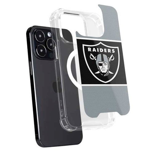 NFL Las Vegas Raiders Zone Block iPhone 14 Pro Max MagSafe Case