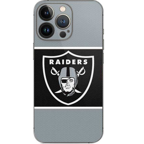 NFL Las Vegas Raiders Zone Block iPhone 14 Pro Skin