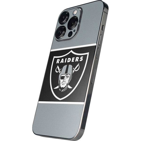 NFL Las Vegas Raiders Zone Block iPhone 15 Pro Skin