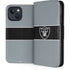 NFL Las Vegas Raiders Zone Block iPhone 15 Plus Folio Case