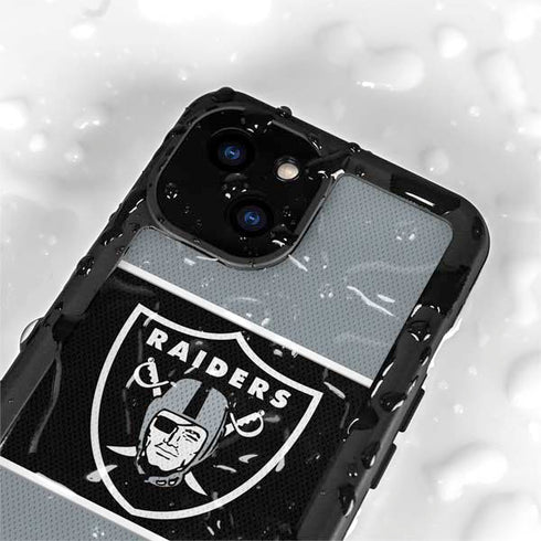 NFL Las Vegas Raiders Zone Block iPhone 15 Waterproof Case