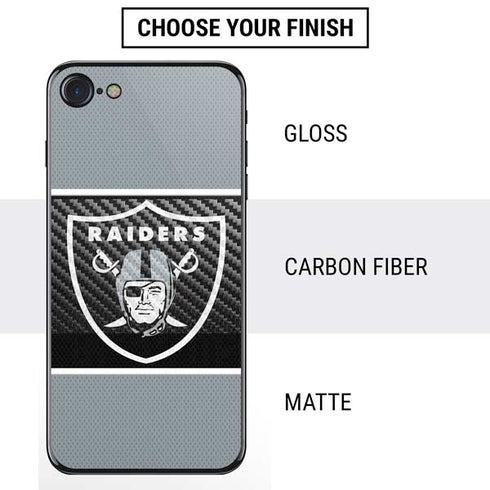 NFL Las Vegas Raiders Zone Block iPhone SE (2nd & 3rd Gen) Skin