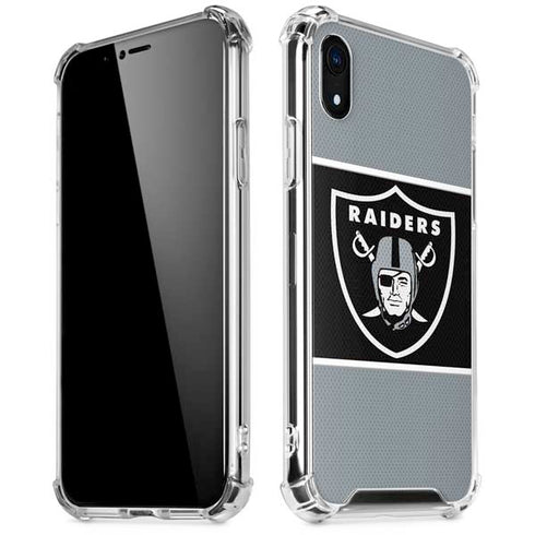 NFL Las Vegas Raiders Zone Block iPhone XR Clear Case