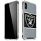 NFL Las Vegas Raiders Zone Block iPhone XS Max Clear Case
