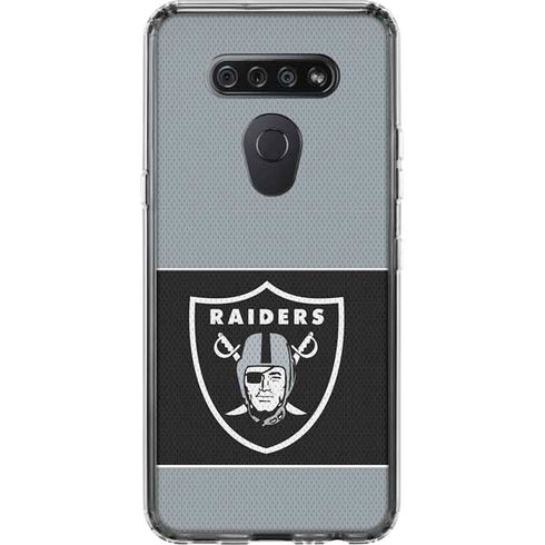NFL Las Vegas Raiders Zone Block LG K51/Q51 Clear Case