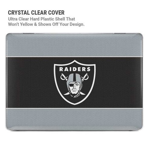 NFL Las Vegas Raiders Zone Block MacBook Air 15in (2023-2025) Case plus Skin