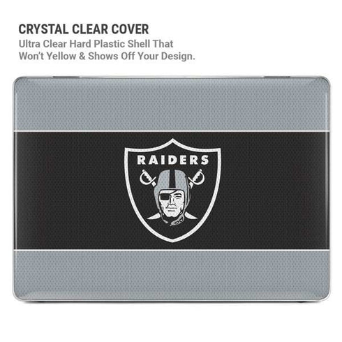 NFL Las Vegas Raiders Zone Block MacBook Pro 16in (2021-25) Case plus Skin