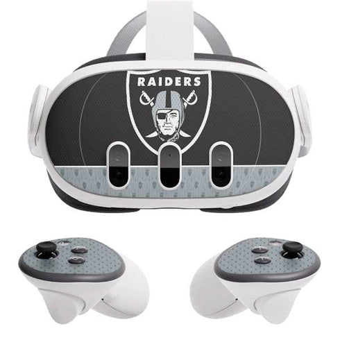 NFL Las Vegas Raiders Zone Block Meta Quest 3 Skin