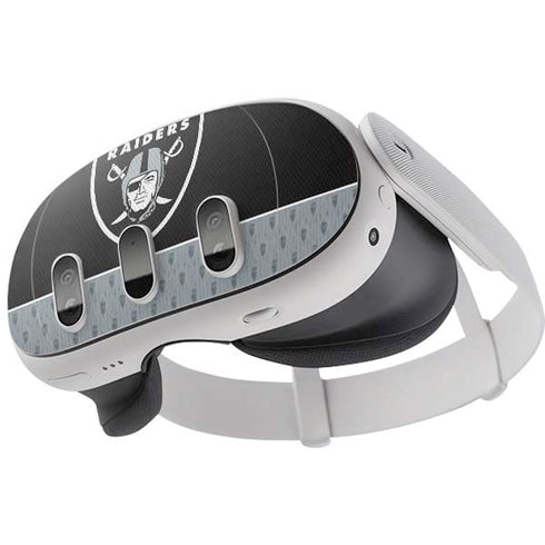NFL Las Vegas Raiders Zone Block Meta Quest 3 Skin