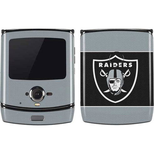 NFL Las Vegas Raiders Zone Block Motorola RAZR Skin