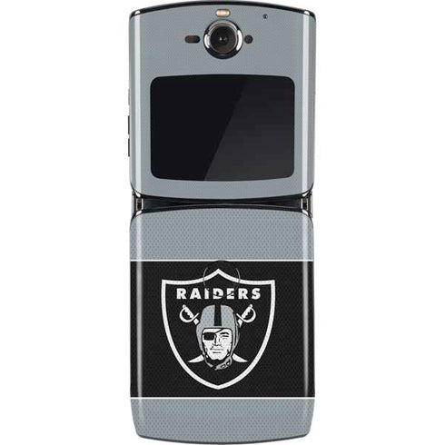 NFL Las Vegas Raiders Zone Block Motorola RAZR Skin