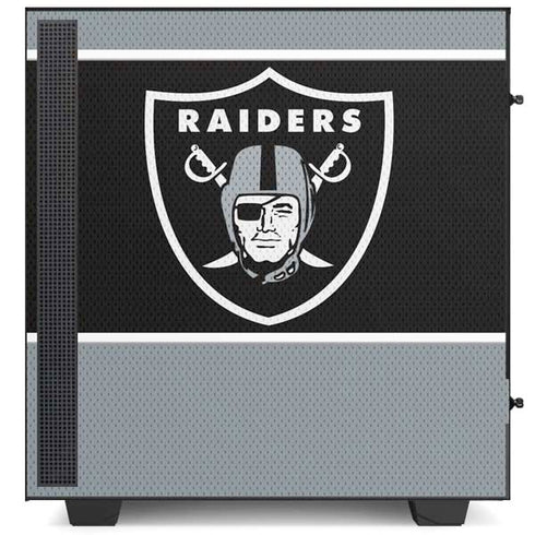 NFL Las Vegas Raiders Zone Block NZXT H510 Compact ATX Mid-Tower Case Skin