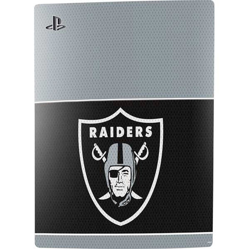 NFL Las Vegas Raiders Zone Block PS5 Digital Edition Console Skin