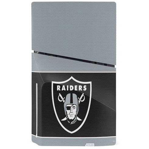 NFL Las Vegas Raiders Zone Block PS5 Slim Disk Bundle Skin