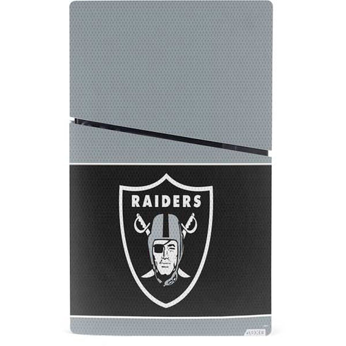 NFL Las Vegas Raiders Zone Block PS5 Slim Digital Edition Bundle Skin