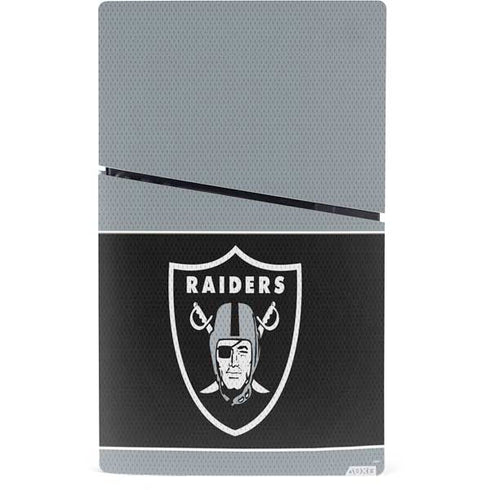 NFL Las Vegas Raiders Zone Block PS5 Slim Digital Edition Console Skin