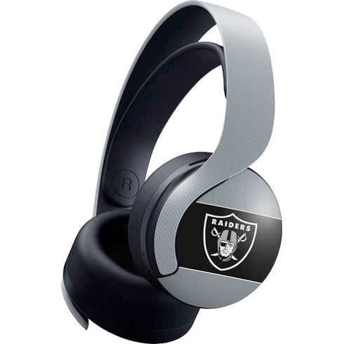 NFL Las Vegas Raiders Zone Block PULSE 3D Wireless Headset for PS5 Skin