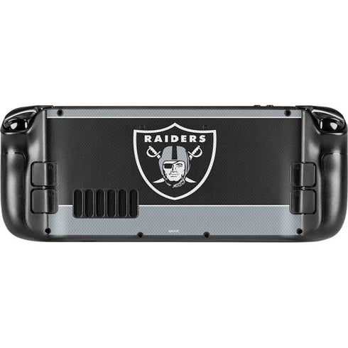 NFL Las Vegas Raiders Zone Block Steam Deck Handheld Gaming Computer Skin