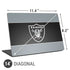NFL Las Vegas Raiders Zone Block Universal Laptop 14in (11.4 x 8.2in) Skin